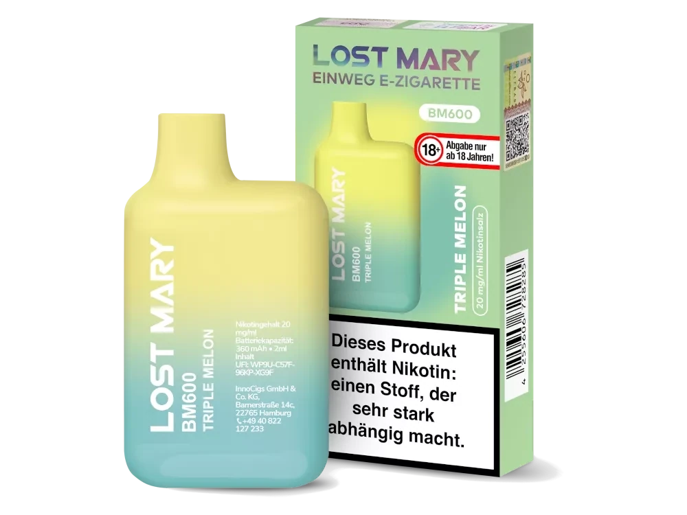 LOST MARY BM600 Triple Melon EINWEG E-ZIGARETTE