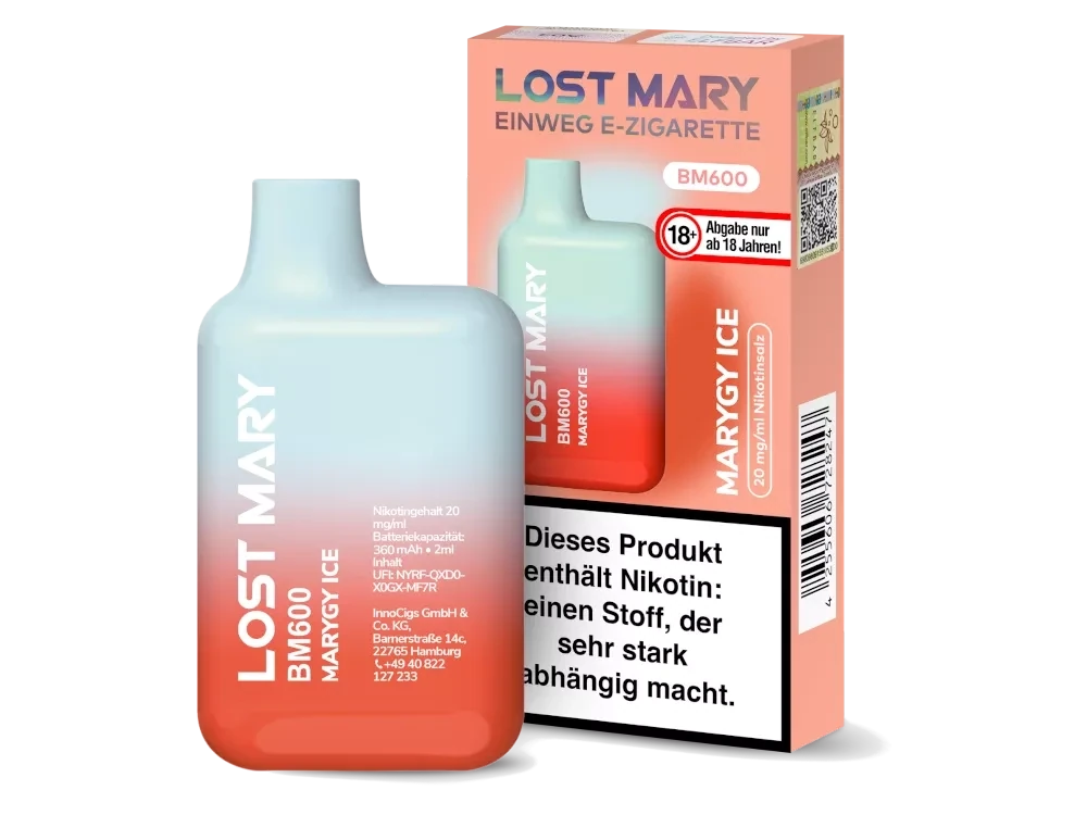 LOST MARY BM600 Marygy Ice EINWEG E-ZIGARETTE